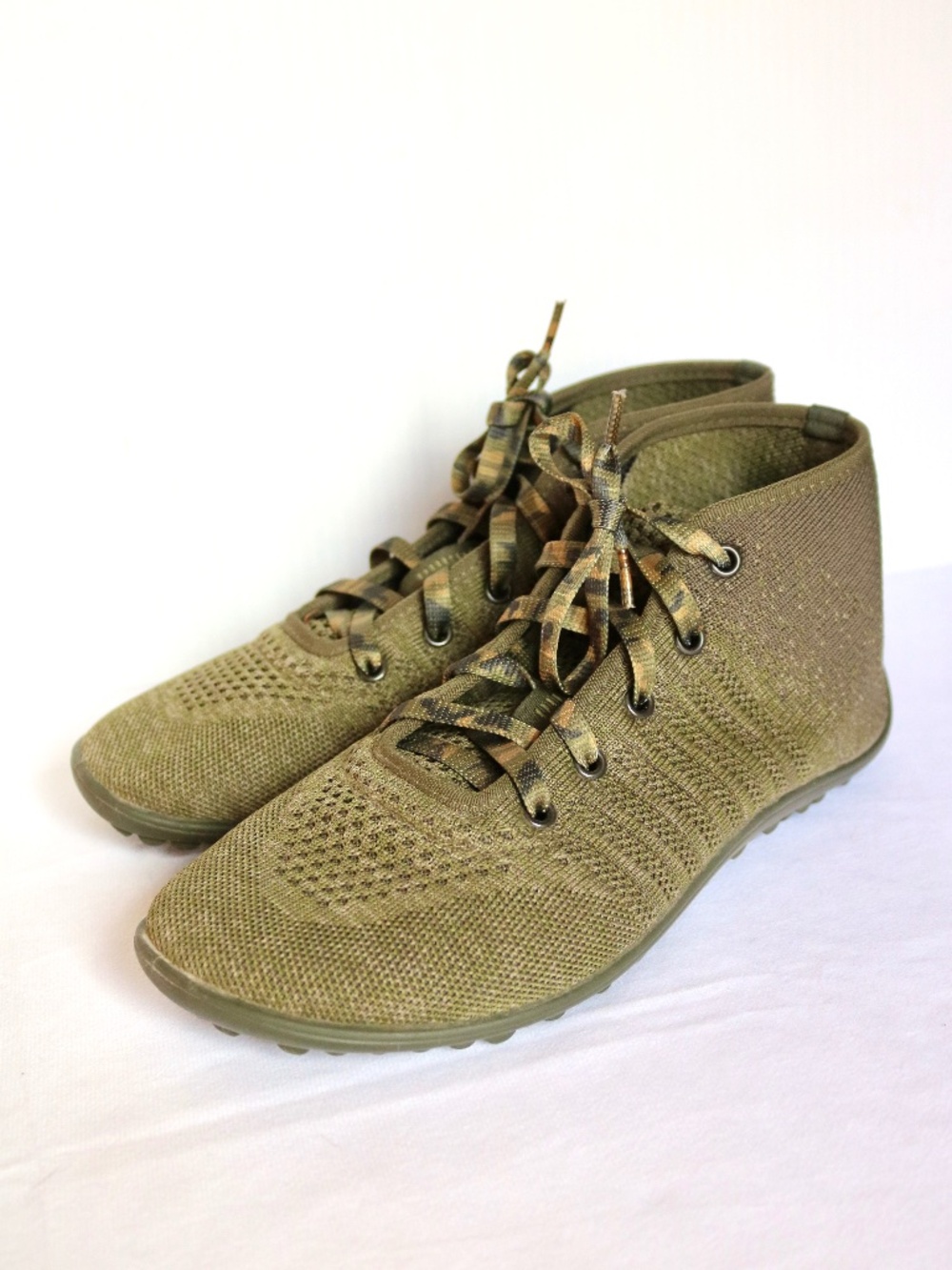 Leguano GO Mixed Olive Green Barefoot Boots Women's Size 40 Travel Flexible